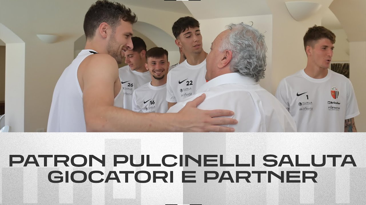 Il saluto del patron Massimo Pulcinelli a giocatori e partner | ESCLUSIVA WEB TV ASCOLI CALCIO
