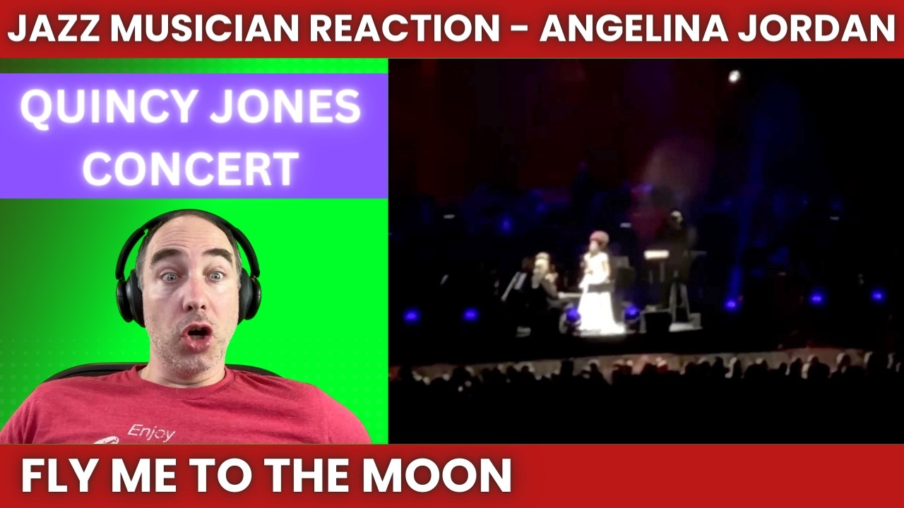 She Can't Be 12!  [Angelina Jordan Reaction to Fly Me To The Moon - Quincy Jones Concert]