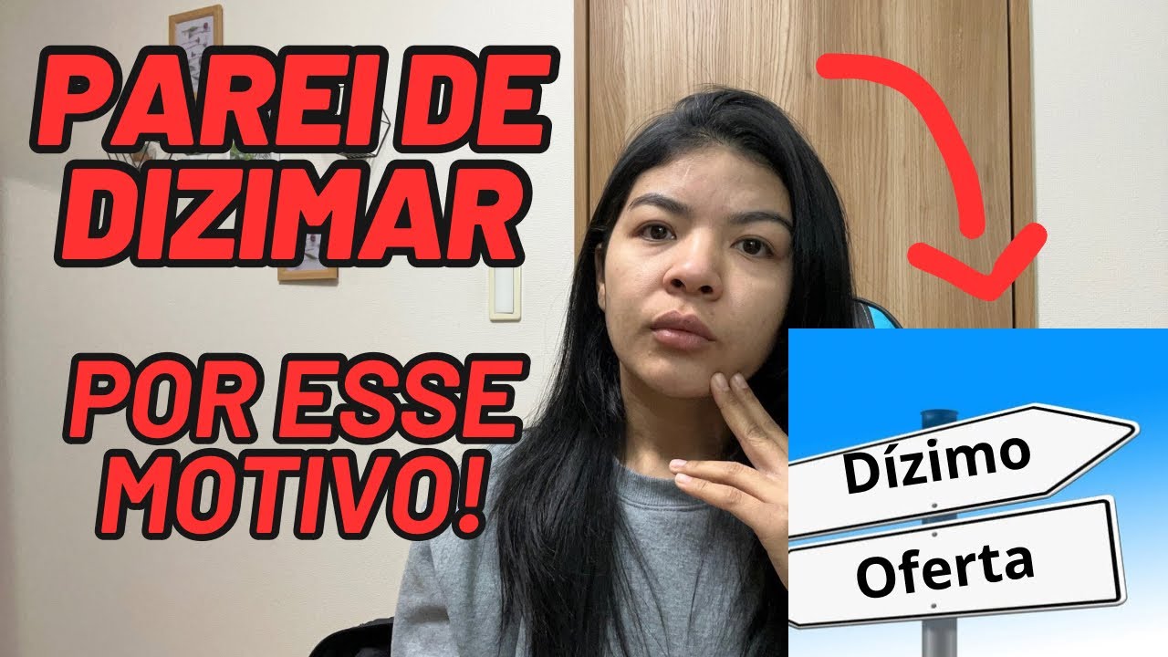 PAREI DE DEVOLVER O DÍZIMO E TIVE  UM SONHO