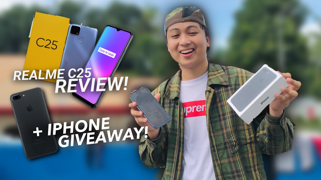 REALME C25 REVIEW + IPHONE GIVEAWAY!!