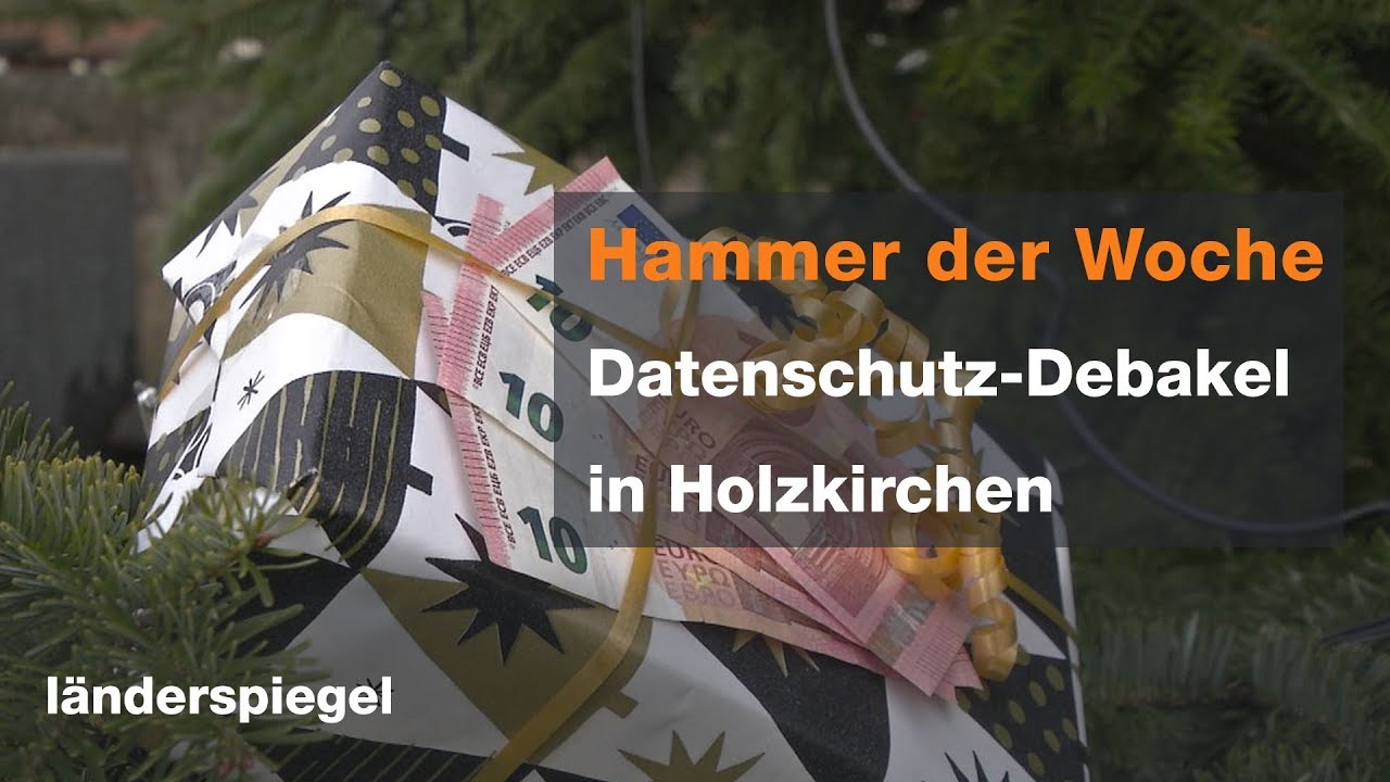 Geschenke gestrichen wegen Datenschutz - Hammer der Woche vom 22.12.2018 | ZDF