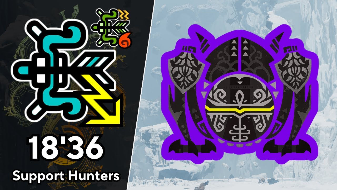 Savage Omega Planetes - Bow + Support Hunters 18'36 | MHWilds