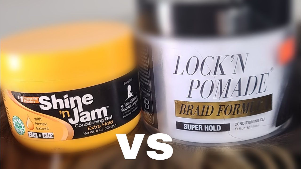 Ampro Shine n Jam VS Ebin Lock'n Pomade Braid Formula
