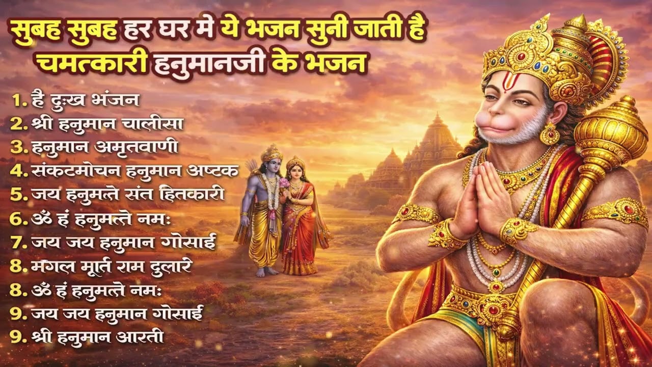 श्री हनुमान चालीसा shree hanuman chalisa original video 🙏🌺 gulshan kumar hariharan full hd