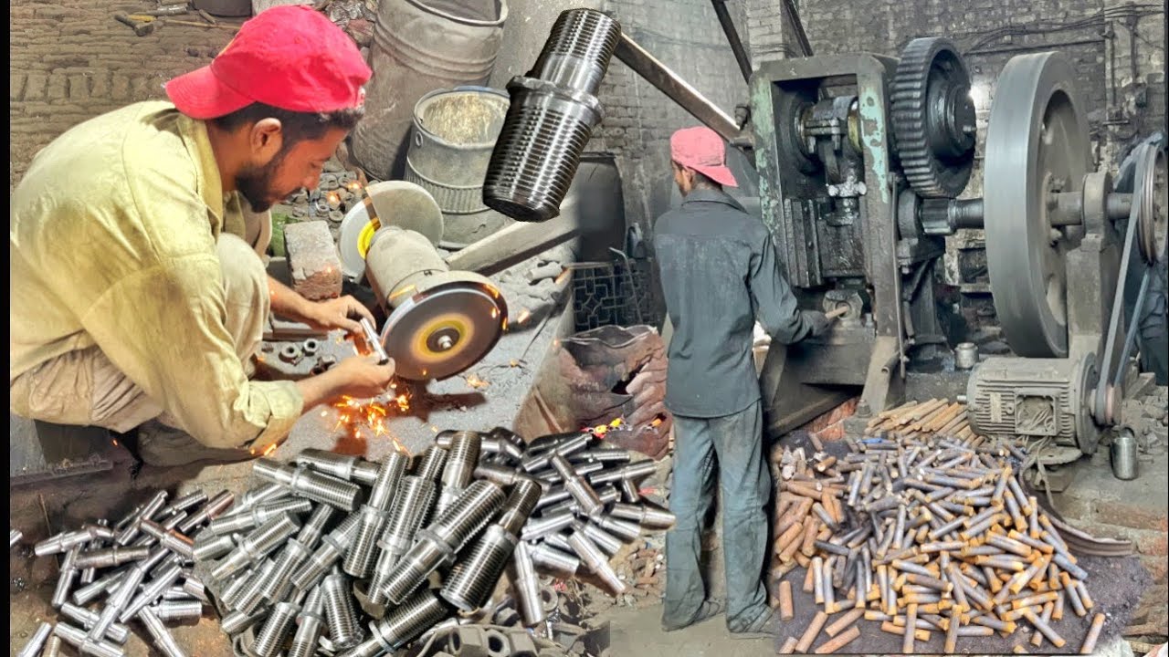 Manufacturing Process Of Stud Bolt - How Are Made Nut Bolt & Stud Bolt In Factory |