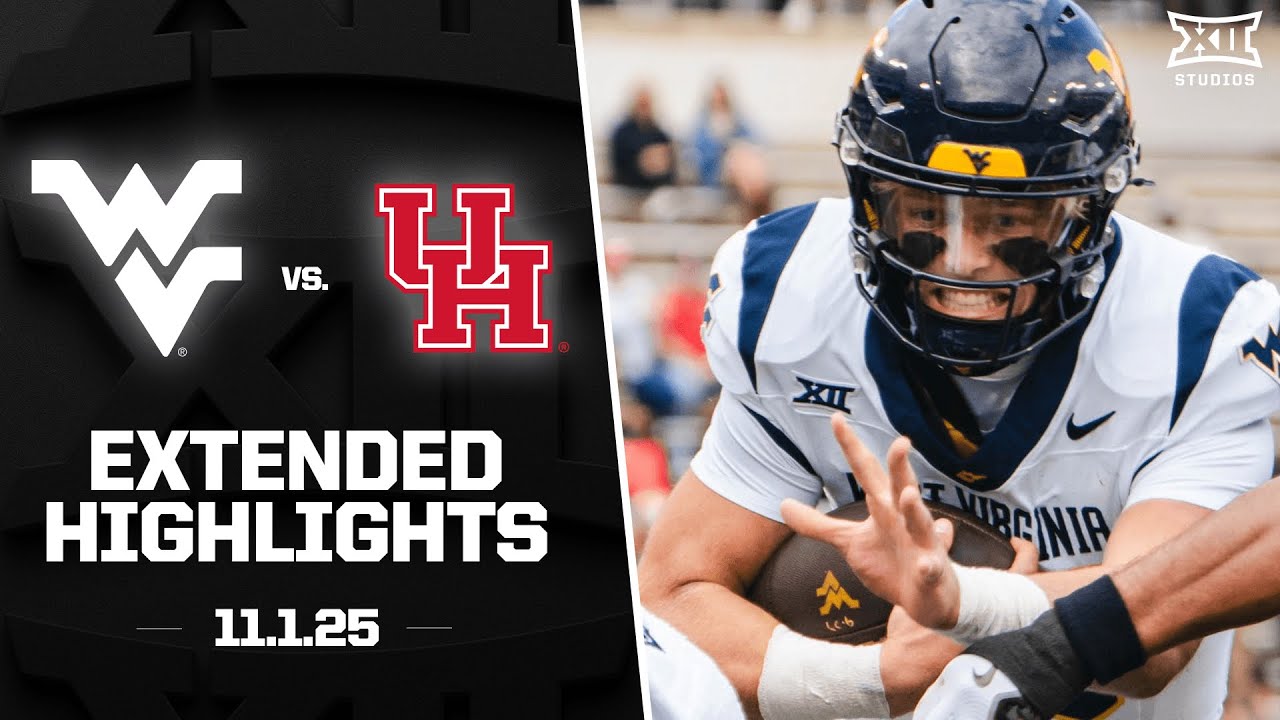 West Virginia vs. #22 Houston Extended Highlights | 2025 Big 12 Football