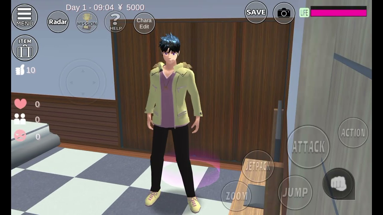 Cara gabungin rambut boy [#2] [sakuraschoolsimulator]