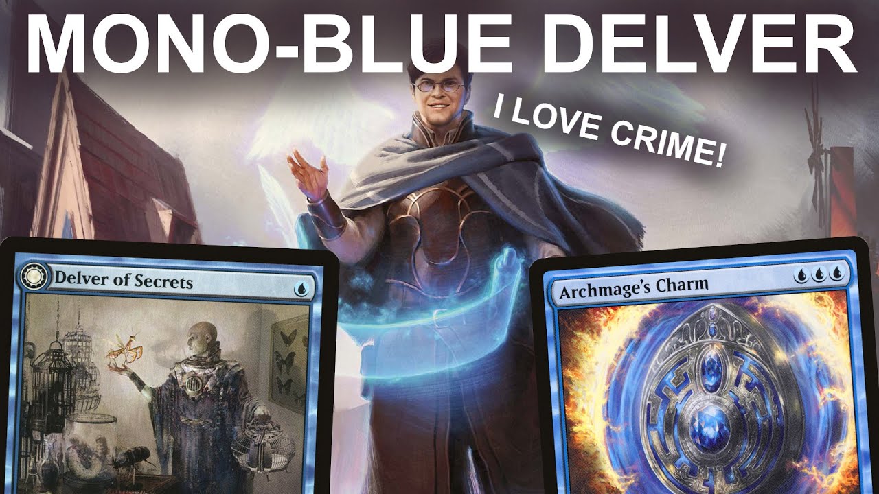 DUELIST OF THE CRIMES! Legacy Mono-Blue Delver with Duelist of the Mind from OTJ. Budget Legacy MTG
