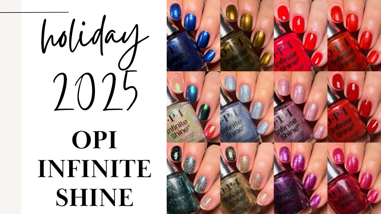 Обзор и образцы коллекции OPI Infinite Shine «Good Enough To Treat» | Праздники 2025