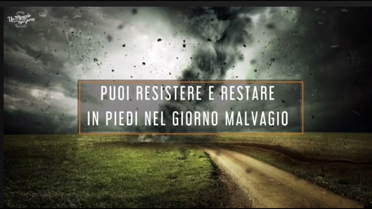 RESISTI E RESTA IN PIEDI PER VINCERE CONTRO IL MALE‼️