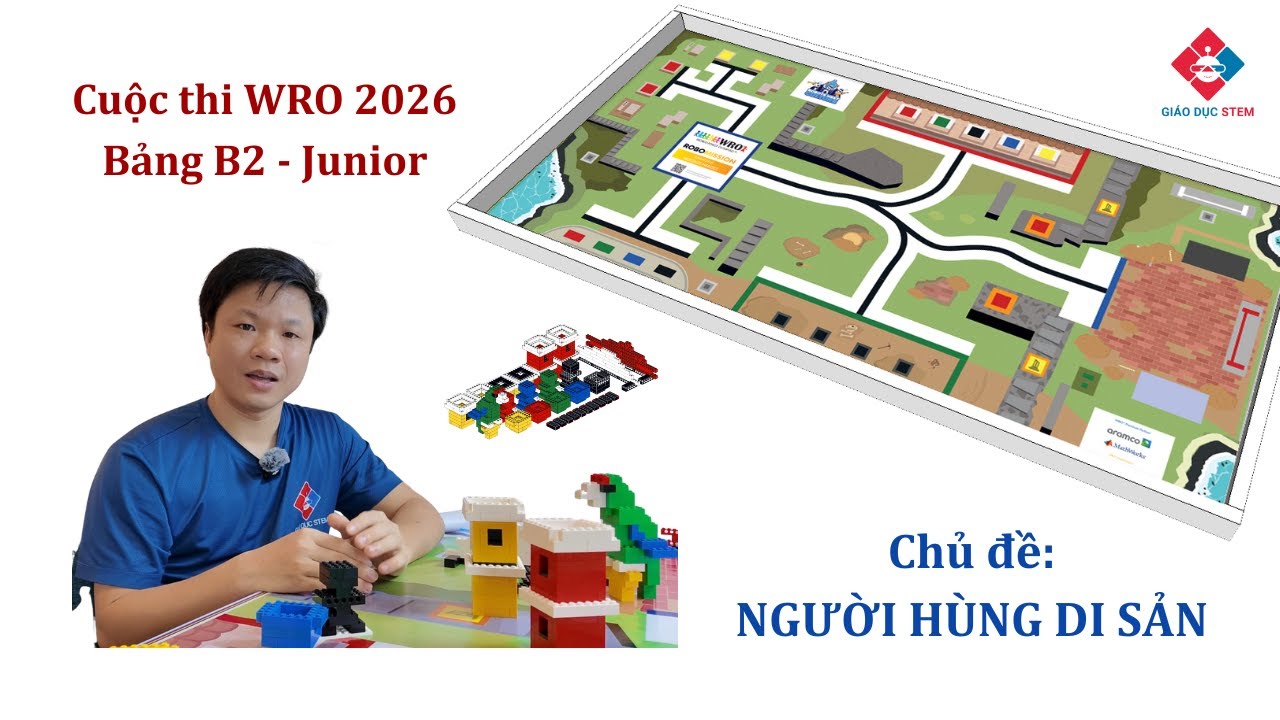WRO 2026: Nhiệm vụ bảng B2 - Junior