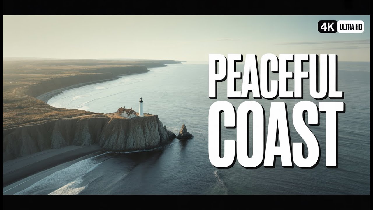 Stunning Lighthouse Views in 4K | Peaceful Coastal Landscapes & Relaxing Music