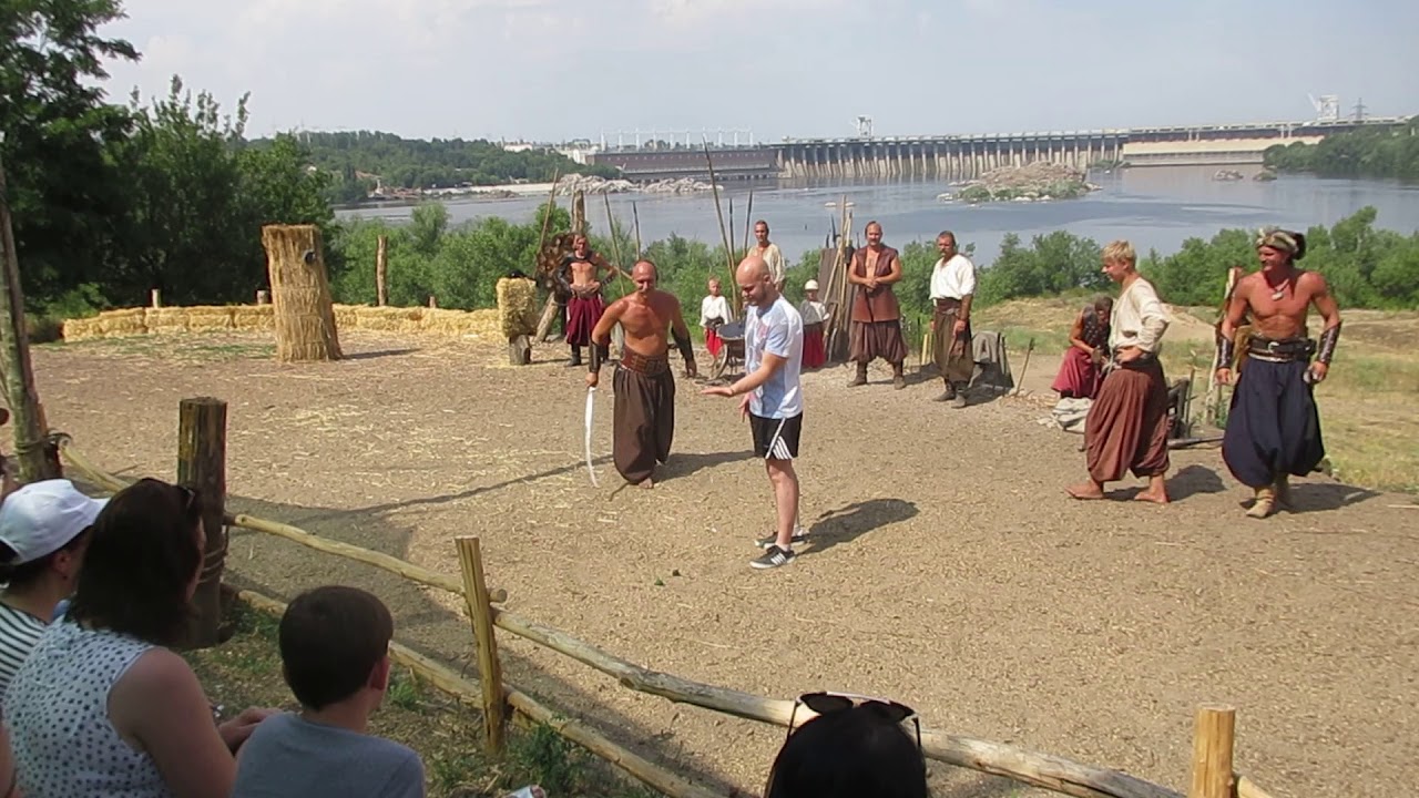 Хортица. Запорожская сечь. Представление казаков 29.06.2018