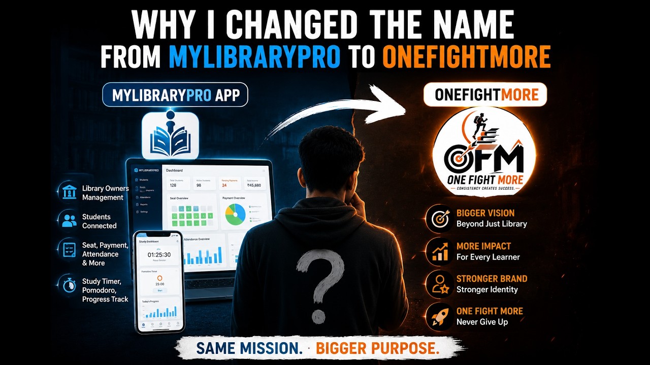 🔥 Why I Changed MyLibraryPro to One Fight More
