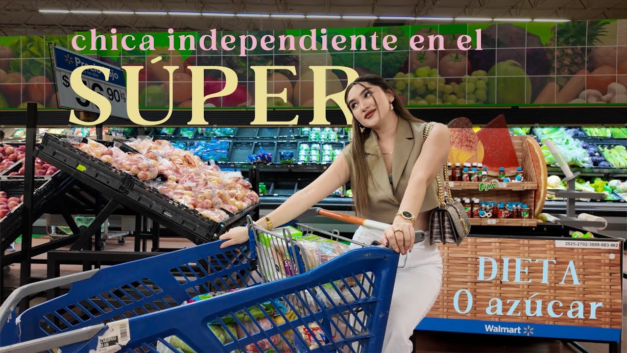 una chica independiente en el súper *dieta 0 azúcar*