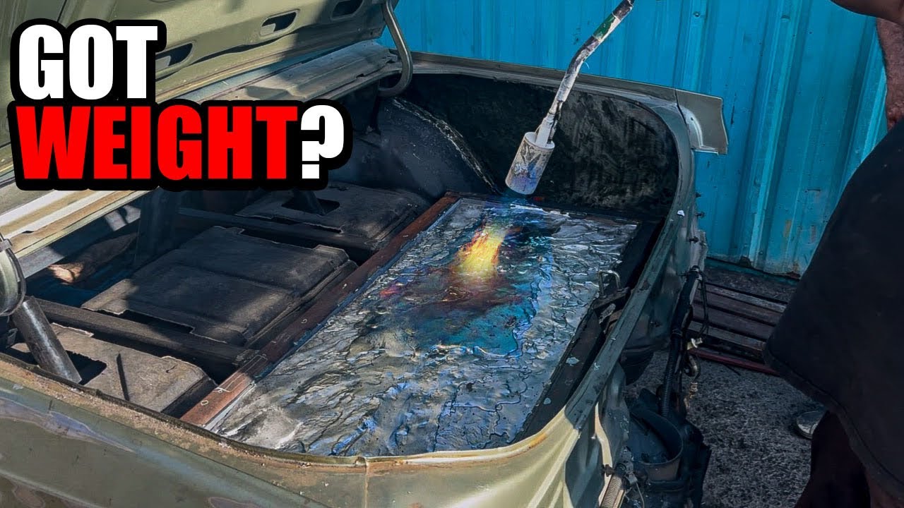 Filled The Trunk With 1,500+ Pounds of LEAD! 