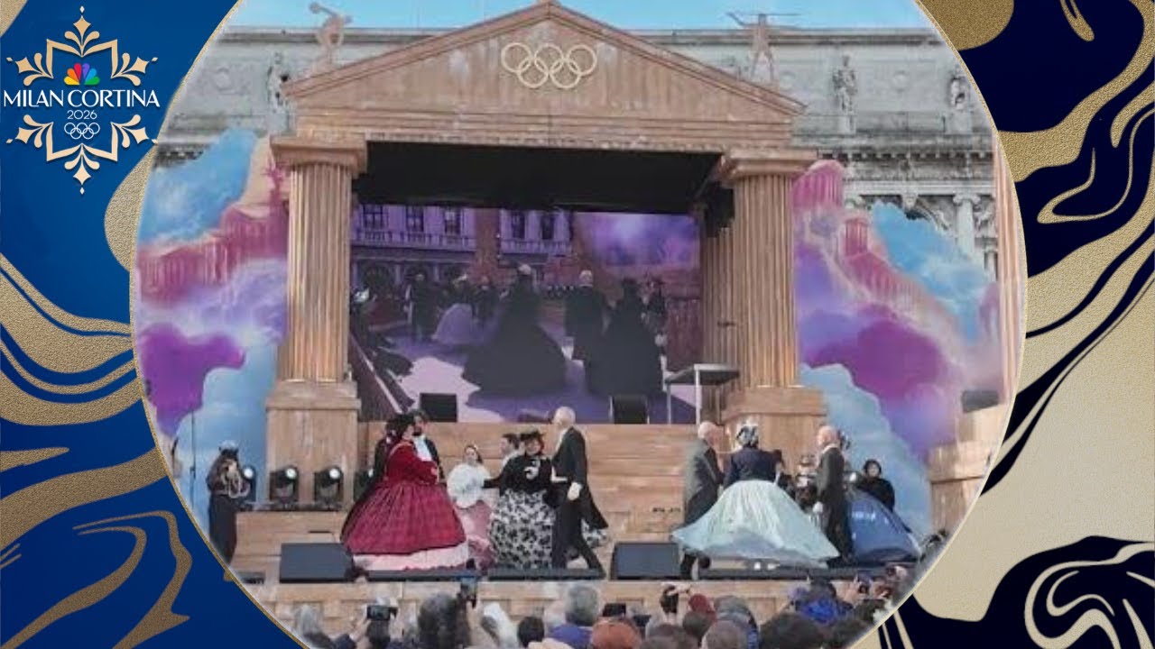 Venetians embrace Winter Olympics during Carnival