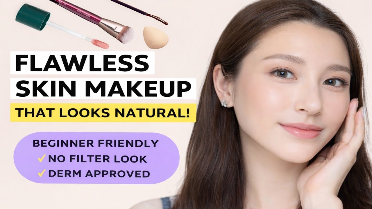 Flawless Skin Makeup That Looks Like Real Skin 😍 | USA Beauty Trend