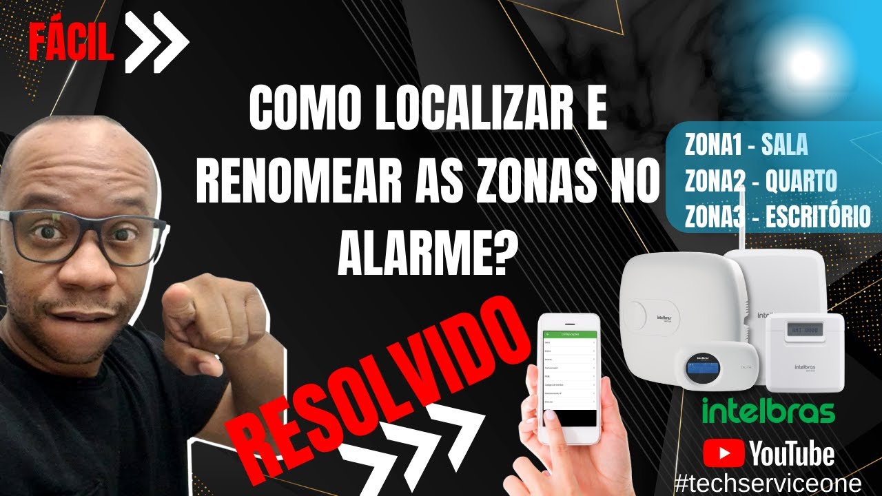 COMO LOCALIZAR AS ZONAS NO AMT REMOTO E RENOMEAR | TECHSERVICEONE WELTON 💡⚙️.