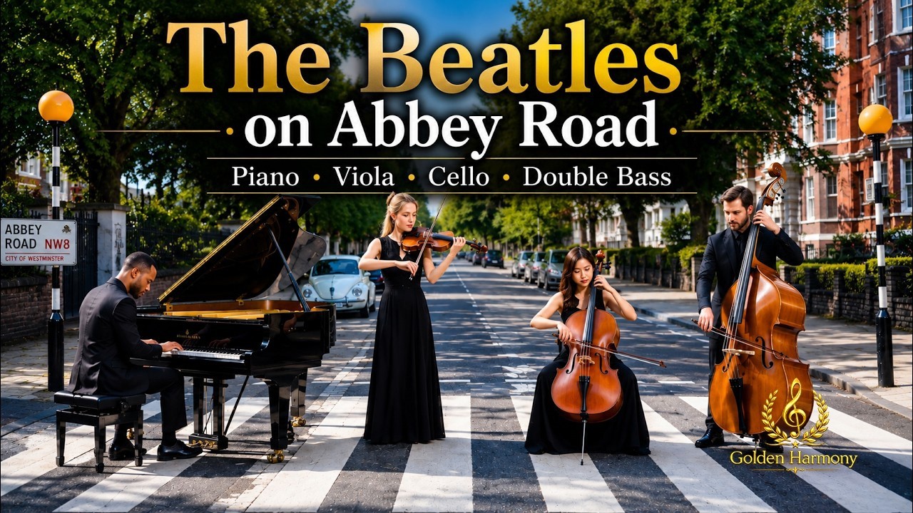 The Beatles on Abbey Road | Greatest Hits in Quartet  [No Mid-Roll Ads]