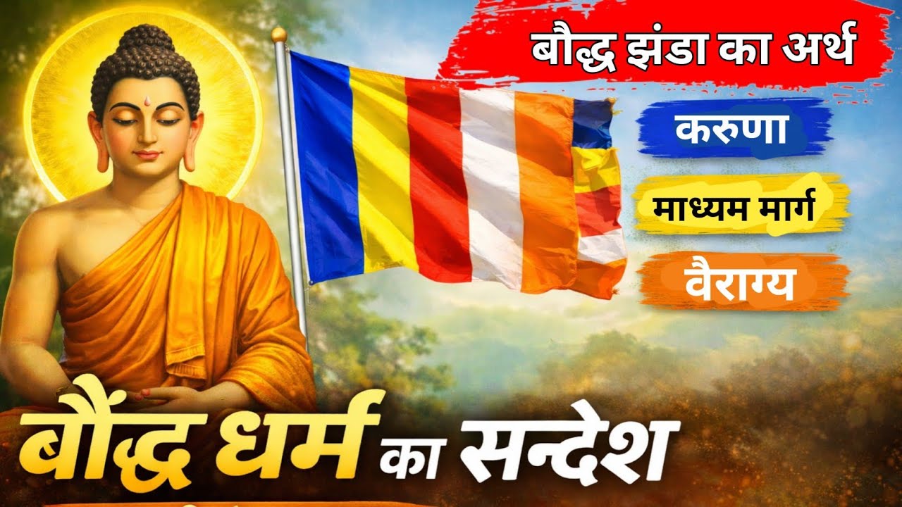 Bauddh Flag Ka Asli Arth Kya Hai? बौद्ध झंडा क्यों बना? बौद्ध धर्म