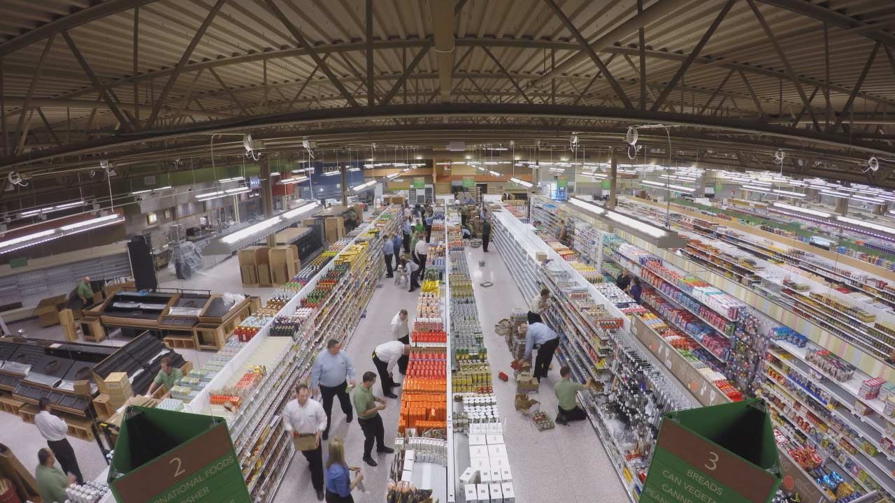 PUBLIX NEW STORE OPENING TIMELAPSE EXTRA BEHIND THE SCENES