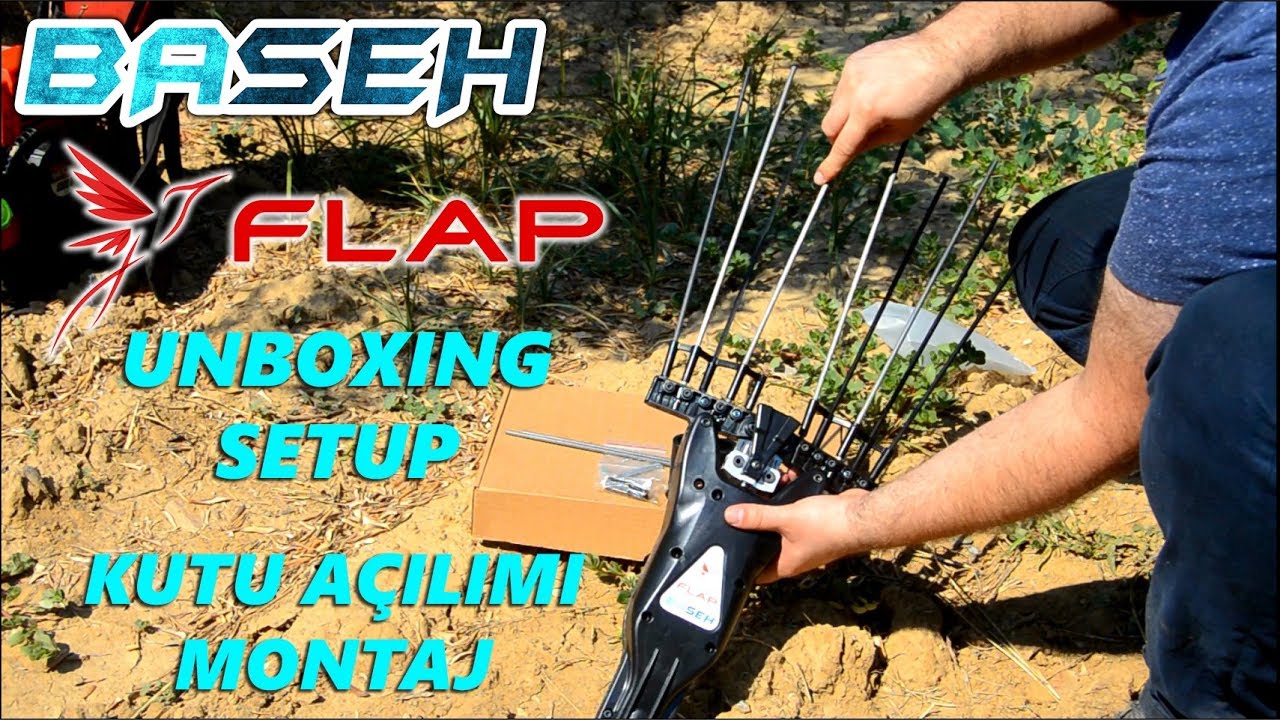 BASEH FLAP - Çubuklu Zeytin Silkeleme Aparatı Montaj, Carbon Rod Olive Harvester Unboxin, Install