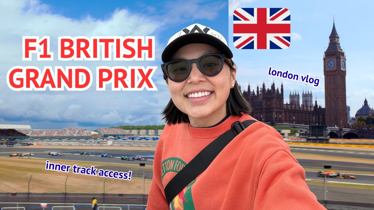 F1 British Grand Prix 2025! driver autographs, fan zones, vintage merch | london vlog