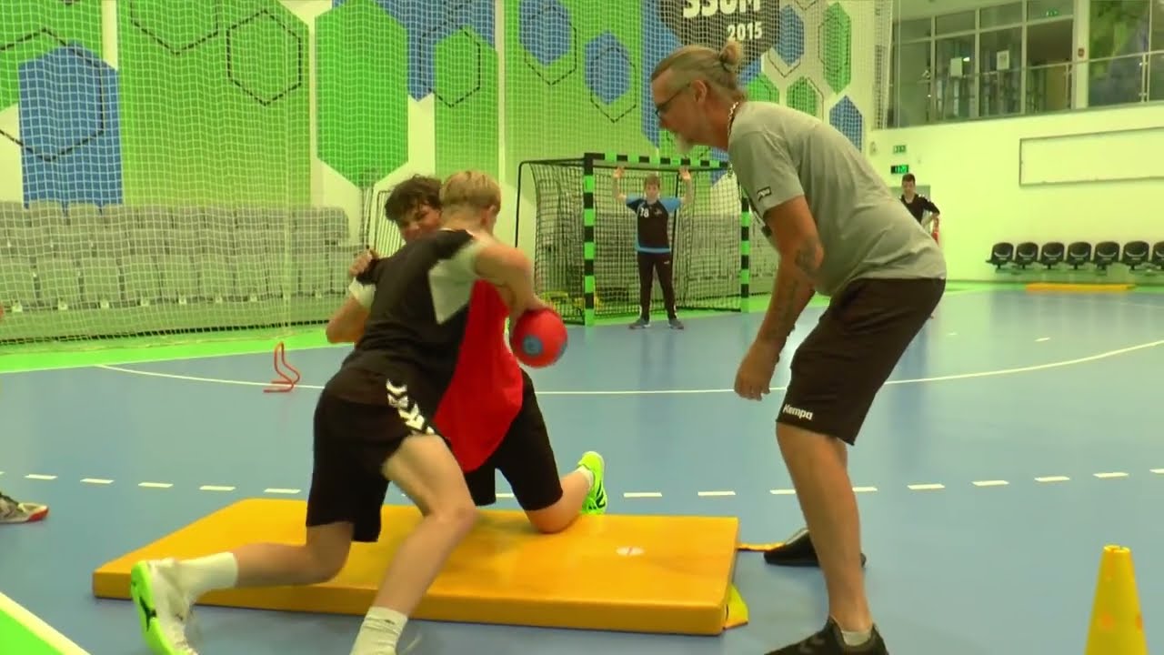 Handball training sessions with Johan Zanotti Omis 2023