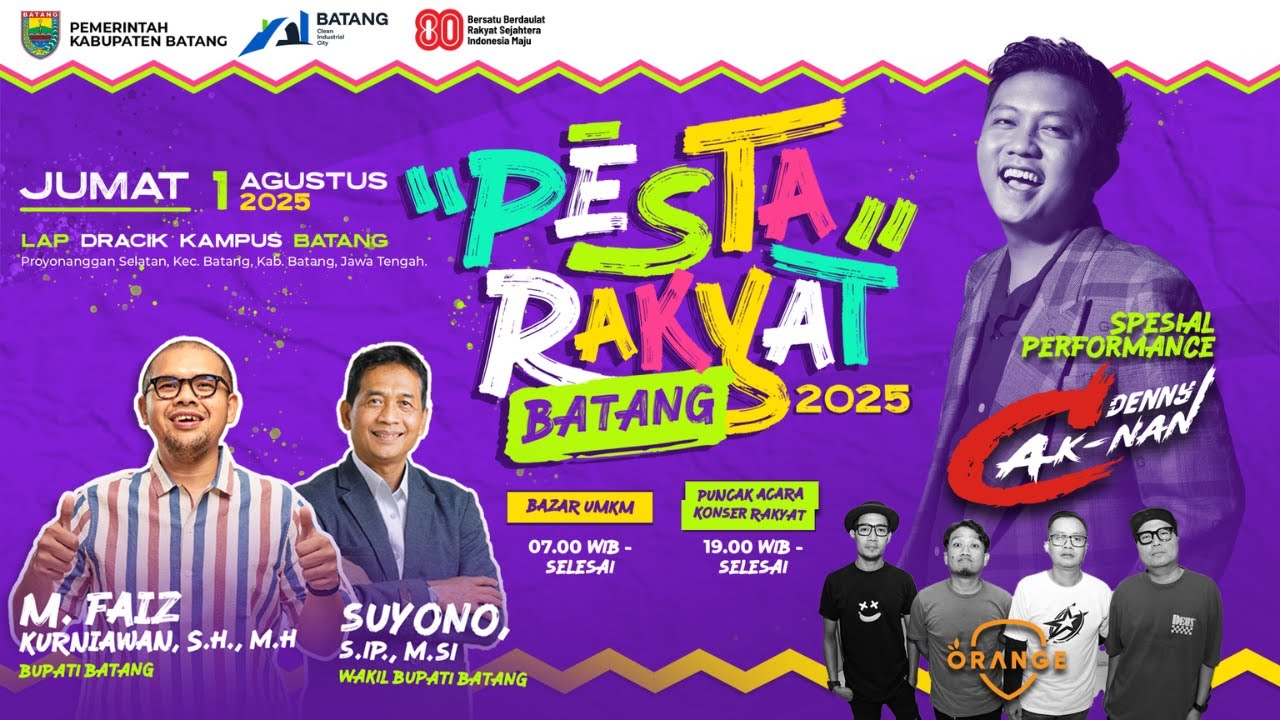 [LIVE] PESTA RAKYAT BATANG 2025 - SPECIAL PERFORMANCE DENNY CAKNAN
