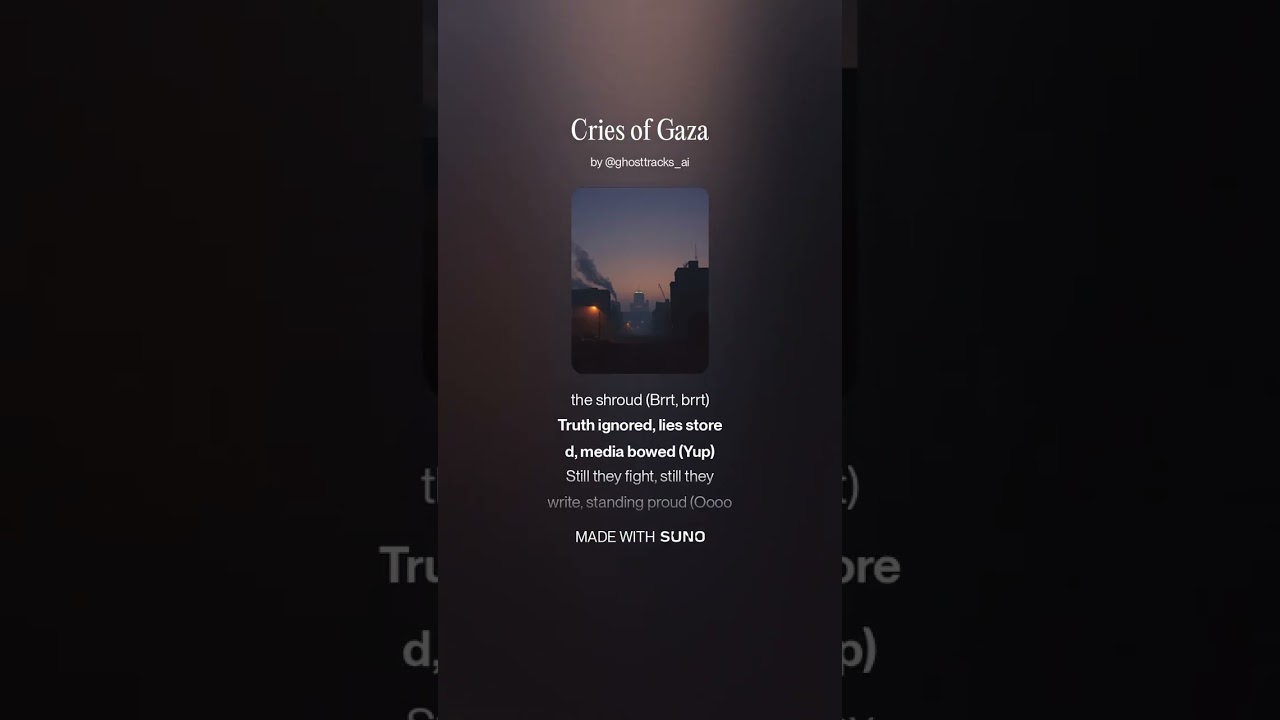 Cries of Gaza 1 #uk #ukrap #trap #emo #rap #hiphop #newmusic #music #aighosttracks