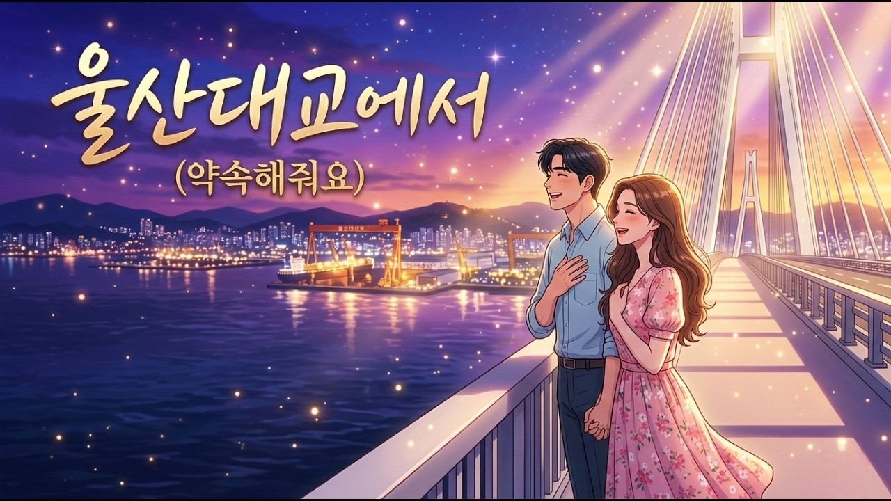 울산대교에서(커버)-변치 않는 사랑을 저 바다와 등대에 비유하여 영원한 동반을 약속하는 서정적인 노래