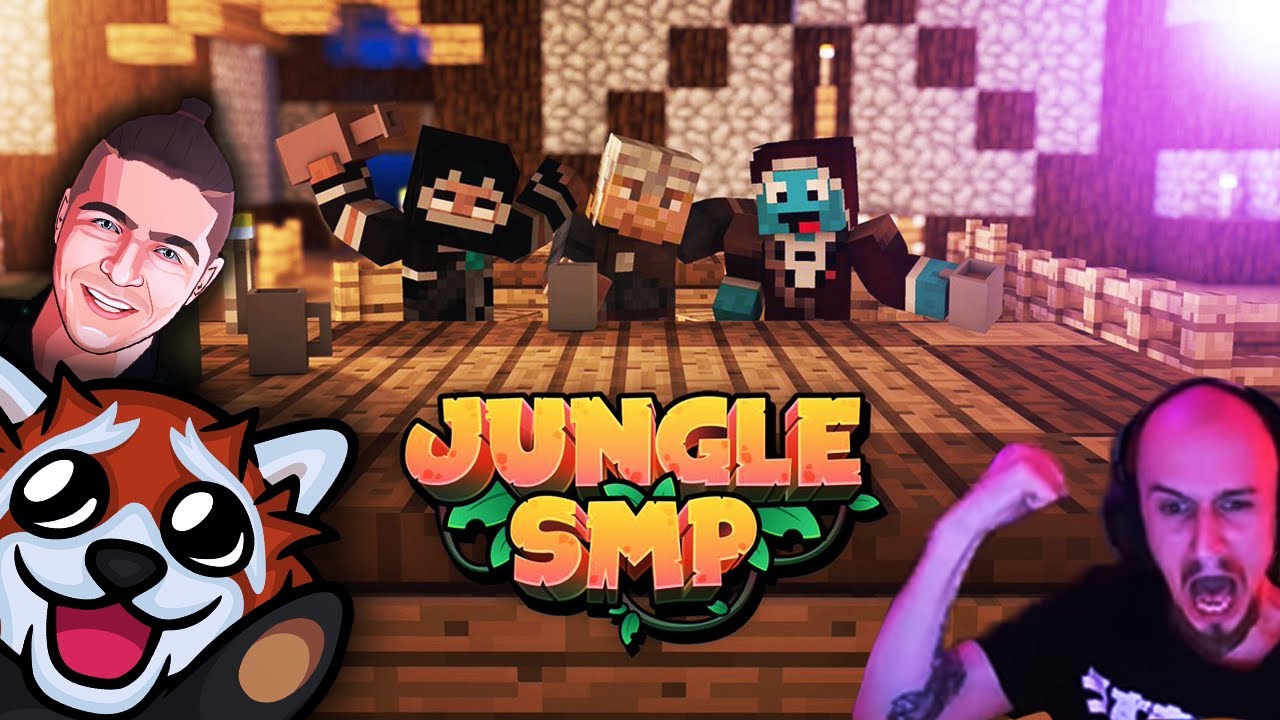 JUNGLE SMP - PIERWSZY TYDZIEŃ (ZWIERZAK, EWRON, THOREK) || MINECRAFT