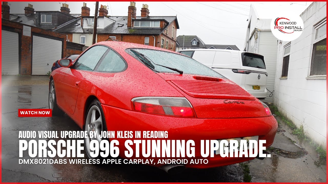 Stunning Wireless CarPlay Upgrade Porsche 996 KENWOOD DMX8021DABS #porsche #carplay #caraudio