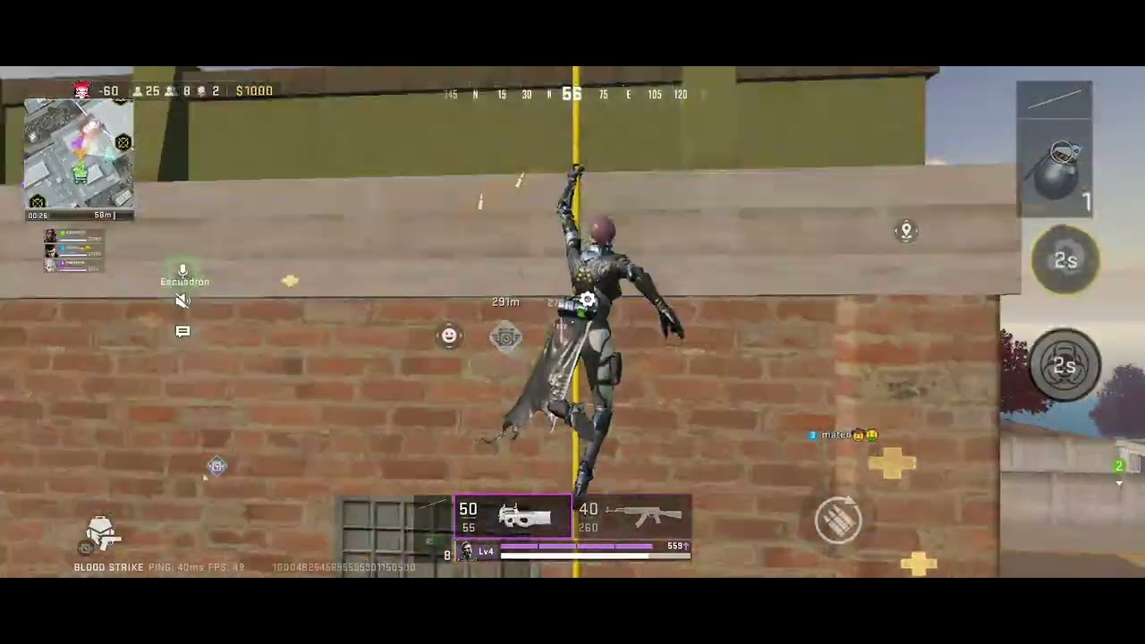 Jugando blood strike con los puños catar me los *detono*🥵