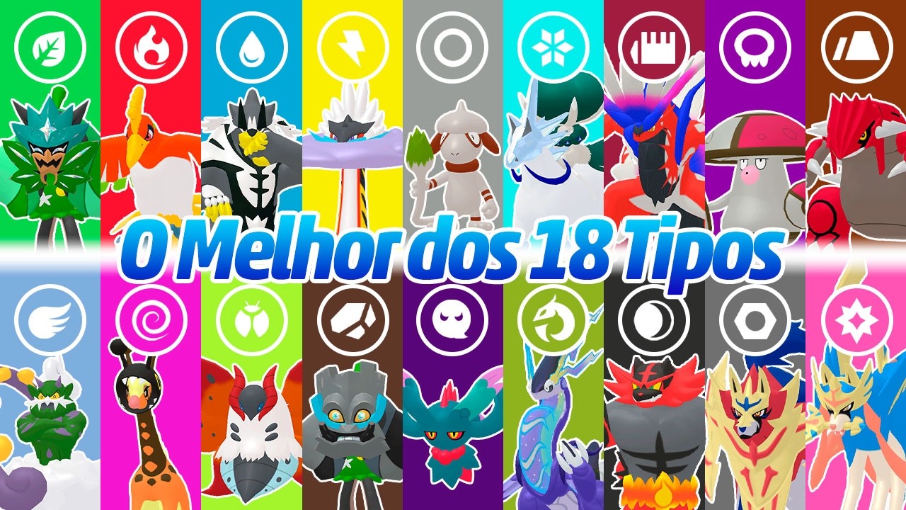 O MELHOR POK&Eacute;MON DE CADA TIPO!! (vers&atilde;o Mundial 2025)