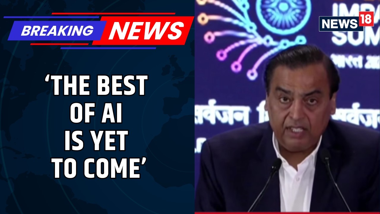 BREAKING: Mukesh Ambani Speaks At The India AI Impact Summit 2026 In New Delhi | News18