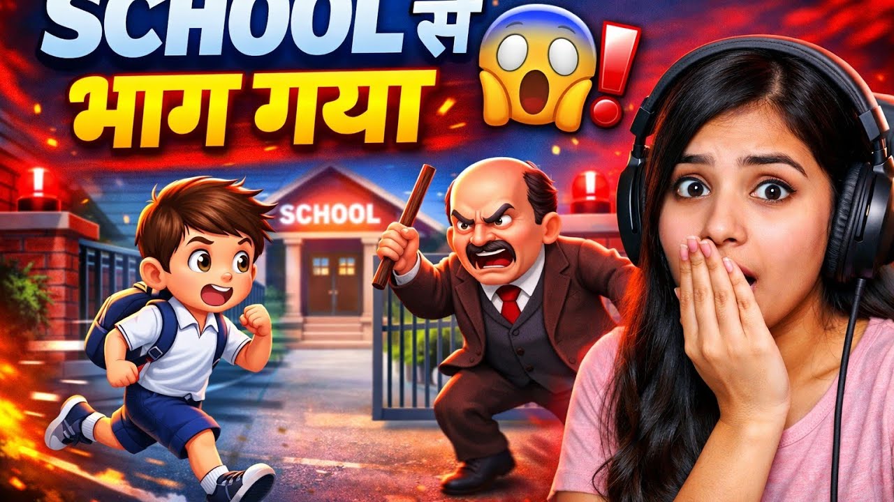 स्कूल से भाग पाई? 😱 | School Boy Runaway Gameplay