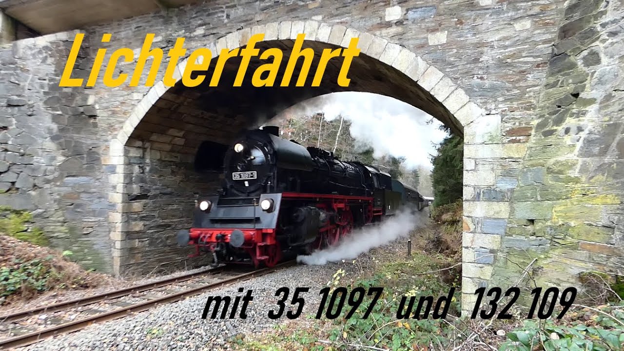Lichterfahrt Vogtland mit 35 1097 und 132 109