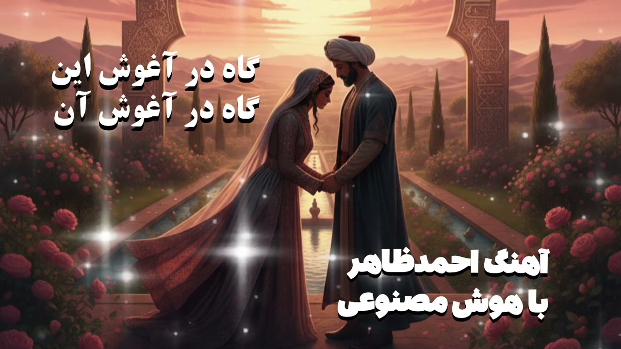 گاه در آغوش این گاه در آغوش آن آهنگ احمدظاهر با هوش مصنوعی