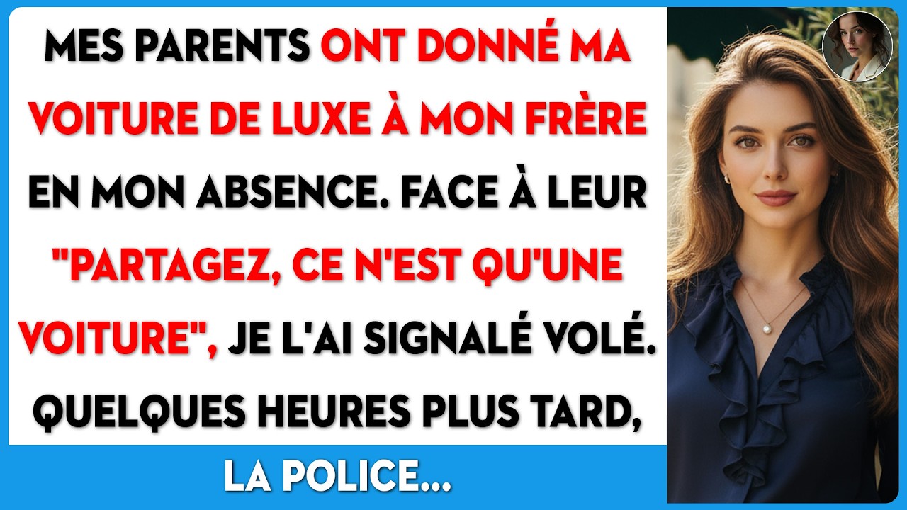 Mes parents ont offert ma voiture à 80k€ à mon frère. La police l'a arrêté et là...