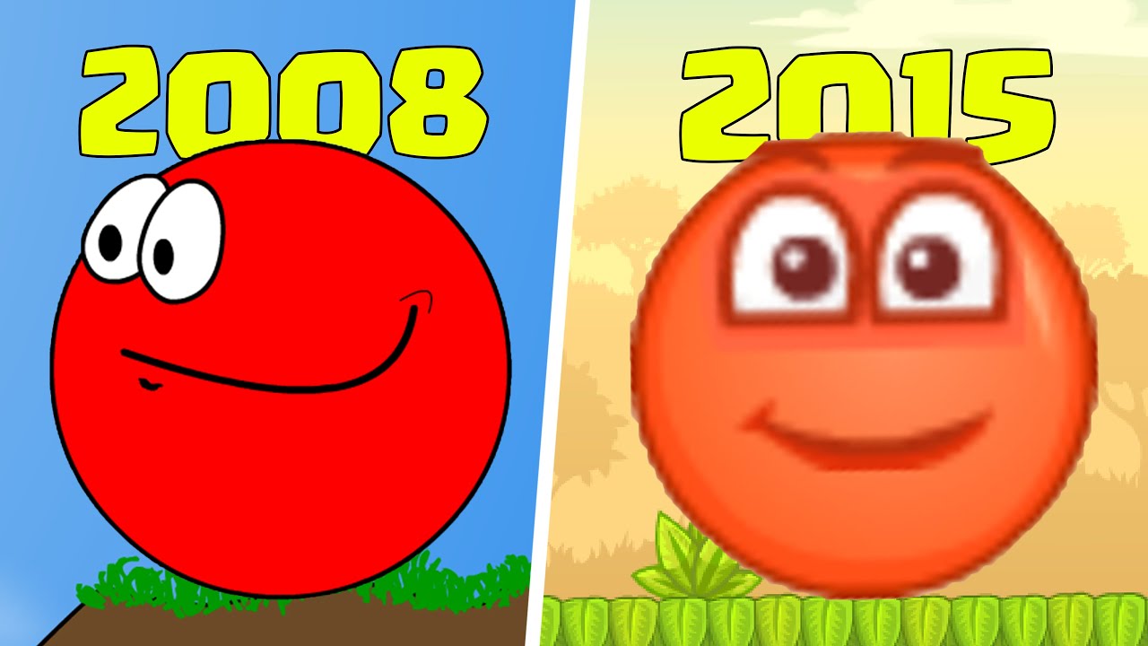 Evolution of Red Ball Flash Games (2008-2015)