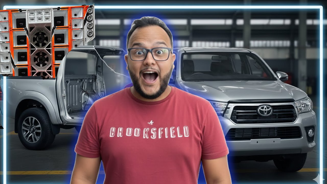 ELE CORTOU UMA HILUX NO MEIO PARA COLOCAR SOM 😱