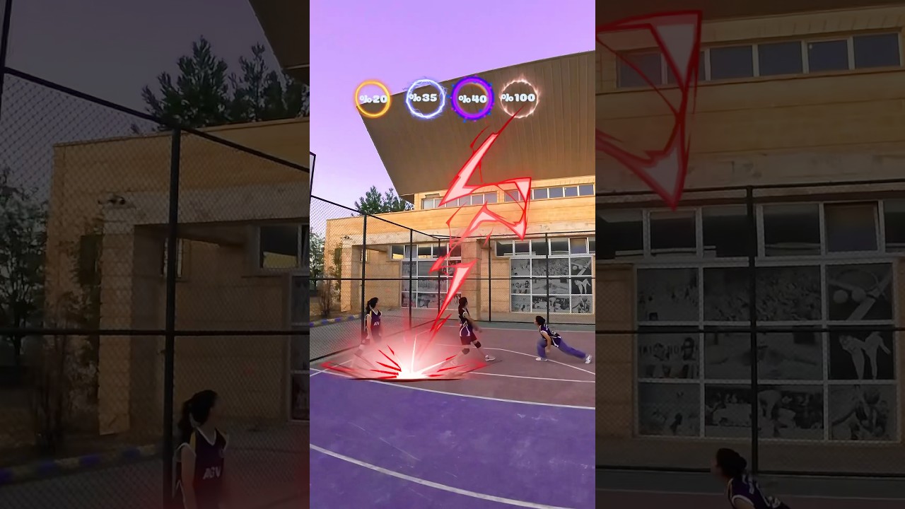 %100 Güçte Smaç! ⚡️ Gökyüzü Bile Değişti! 😱🟣🏐 