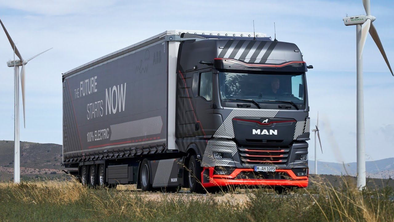 Next Gen MAN eTruck tested in Spain!