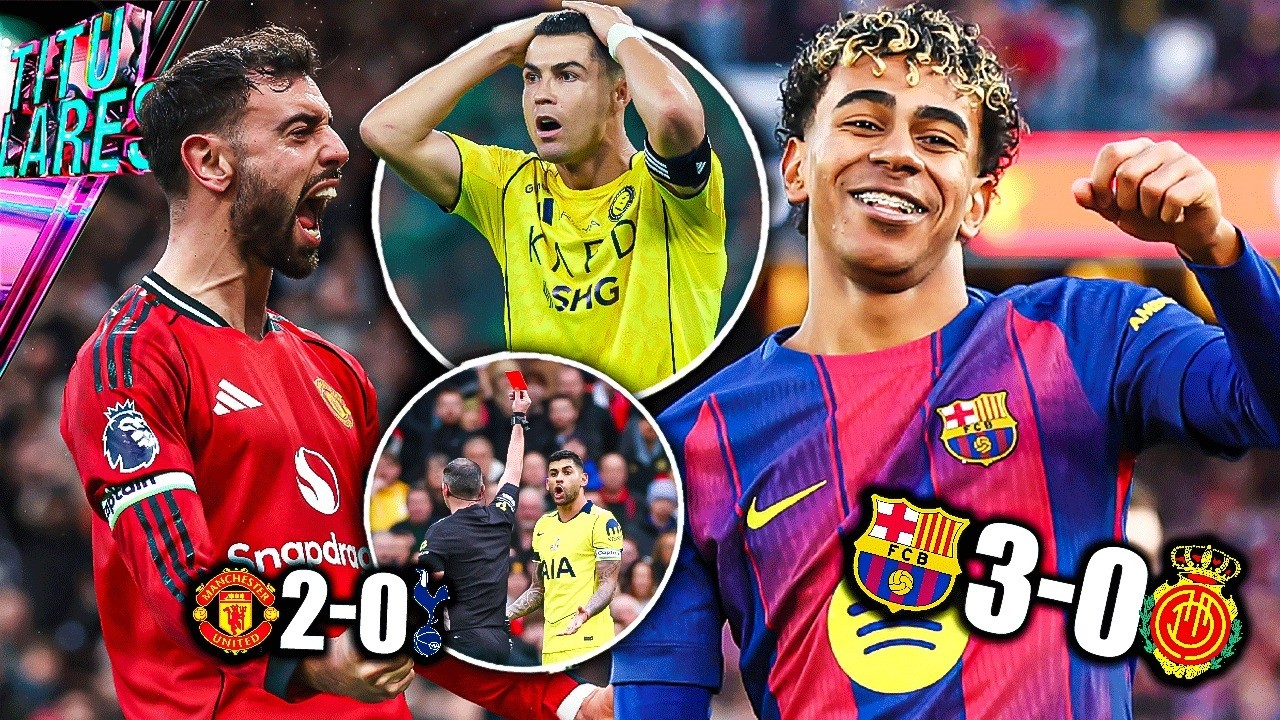 ¡Golazo de Lamine y gana el Barca! | Sancionarían a Cristiano | +3 para el United y Cuti expulsado