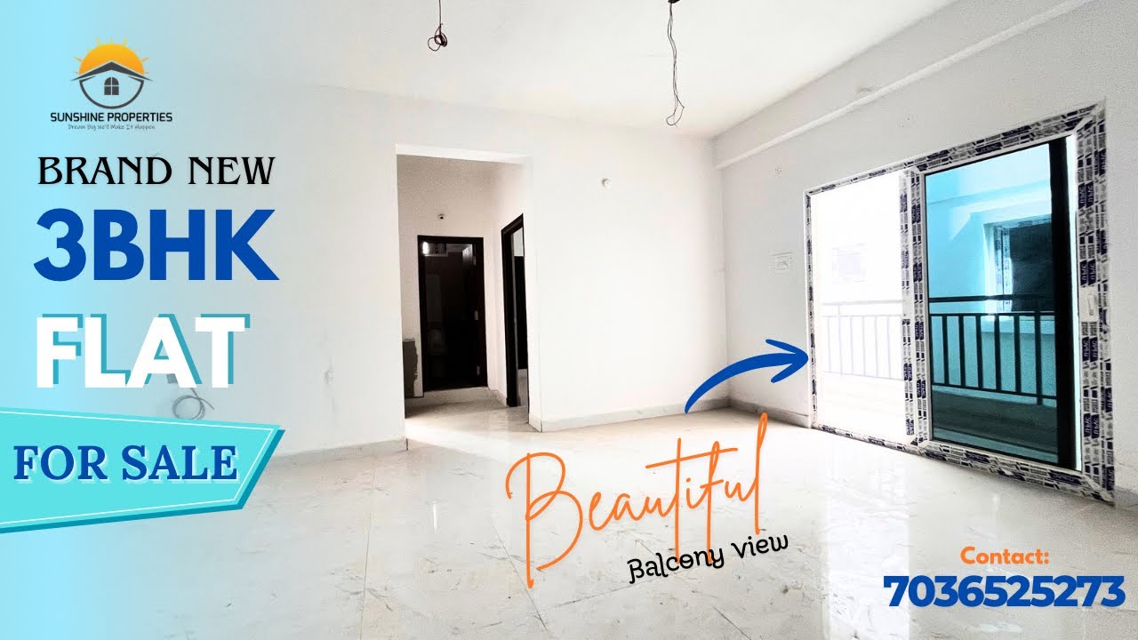 🏡 Premium 3BHK Flat for Sale | Alkapoor Township – Near Narsingh.  CONTACT:7036525273