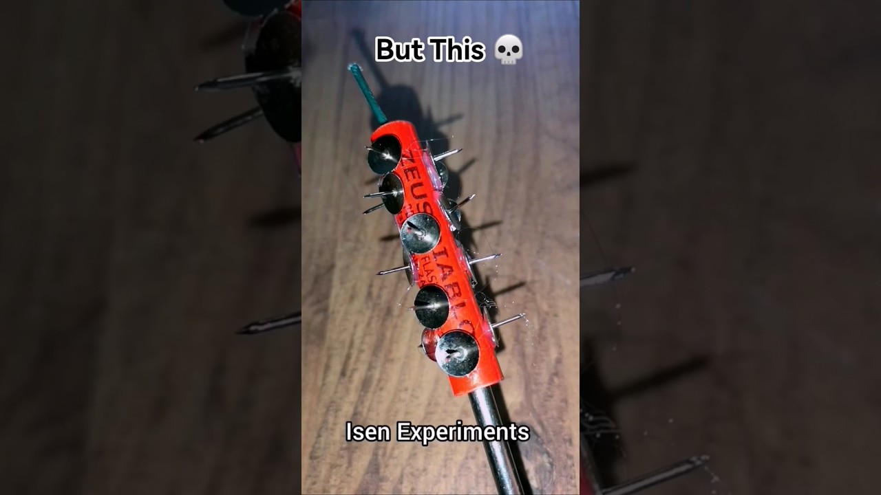 Normal Cracker VS This Spikes Cracker #experiment #firecrackers #fireworks #crackers