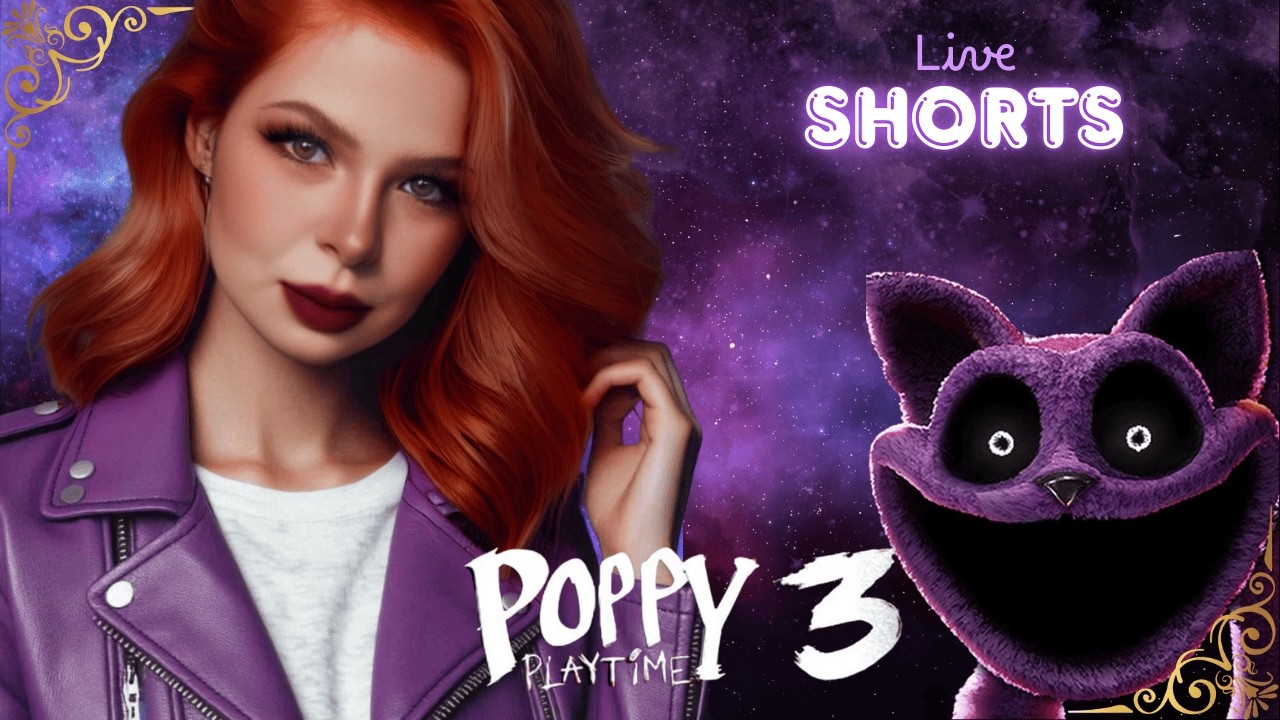 Sábado de Terror - POPPY PLAYTIME 3: MARATONA DO POPPY 3 AO 5 - AO VIVO #liveshorts #shorts #poppy3