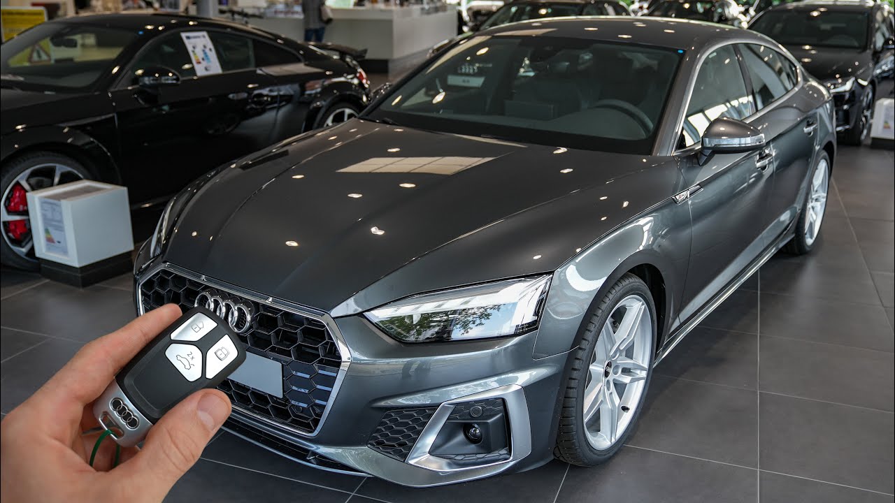 2021 Audi A5 Sportback Sline 40 TDI (204hp) - Sound & Visual Review!